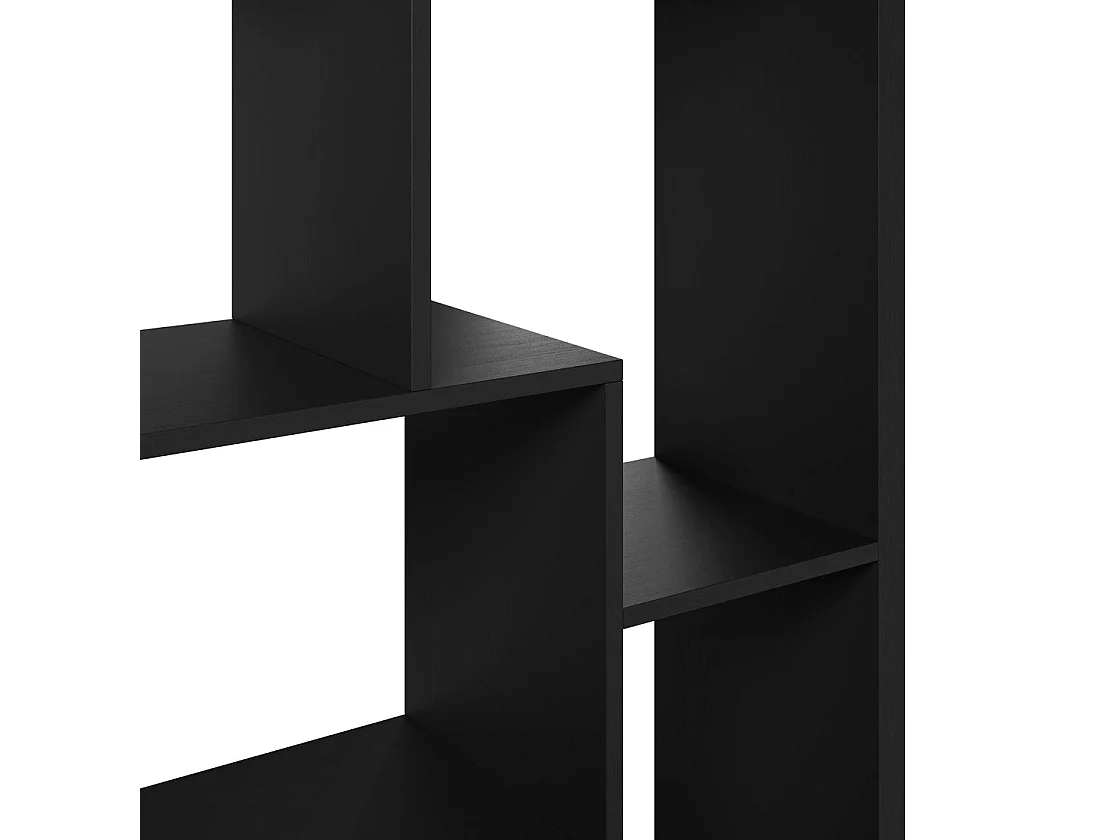 Paxton Black Oak Multi Level Freestanding Shelving Unit
