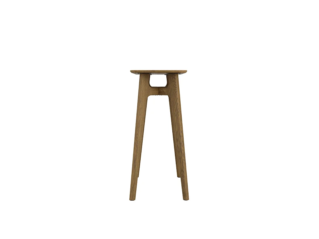 Boyle Dark Brown Oak Veneer Console Table 100cm