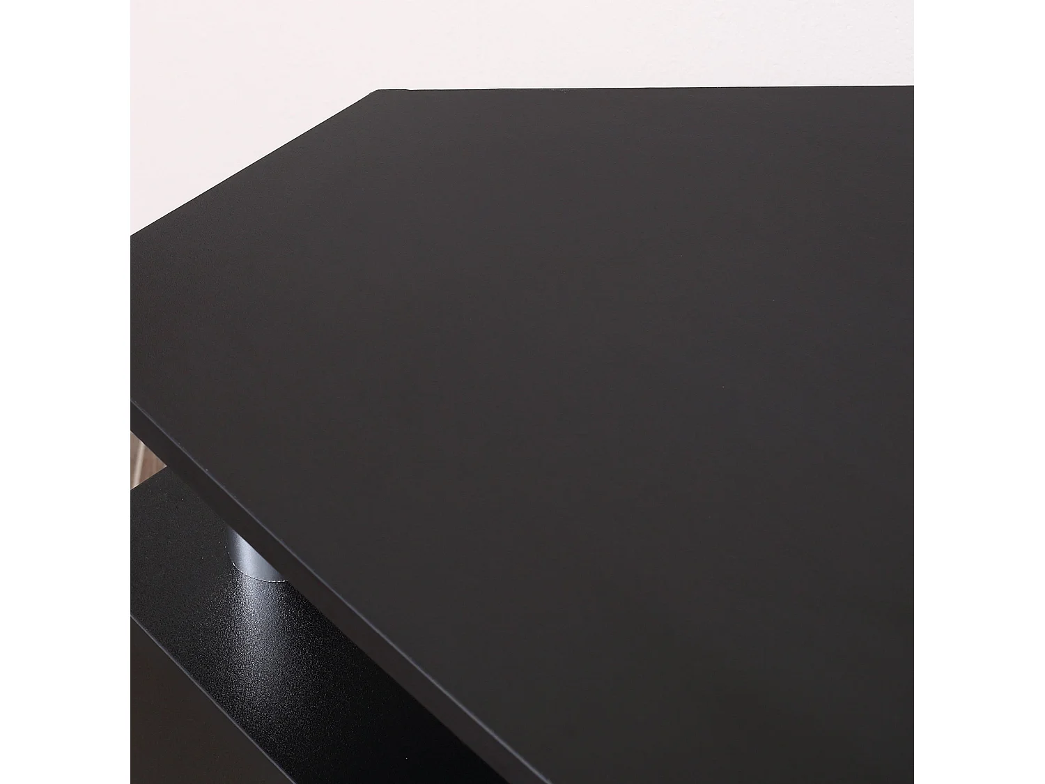 Zisaba Mika 120cm Black TV Unit for TVs up to 55 inches 2 Doors and Open Shelves