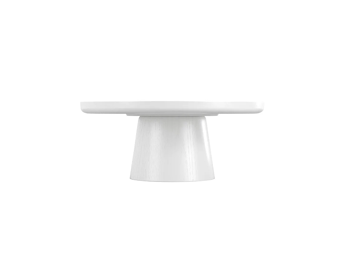 Khali Round White Oak Veneer Coffee Table 100cm x 38cm