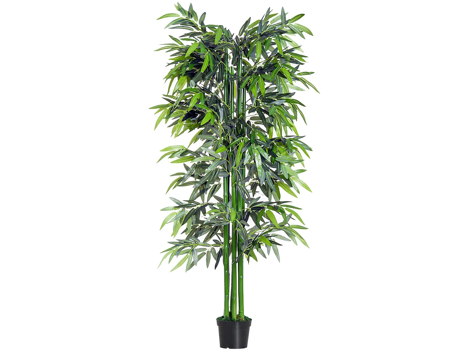 Marifa Artificial Bamboo Tree in Pot 195cm Faux Bamboo for Indoor Planters and Office Spaces