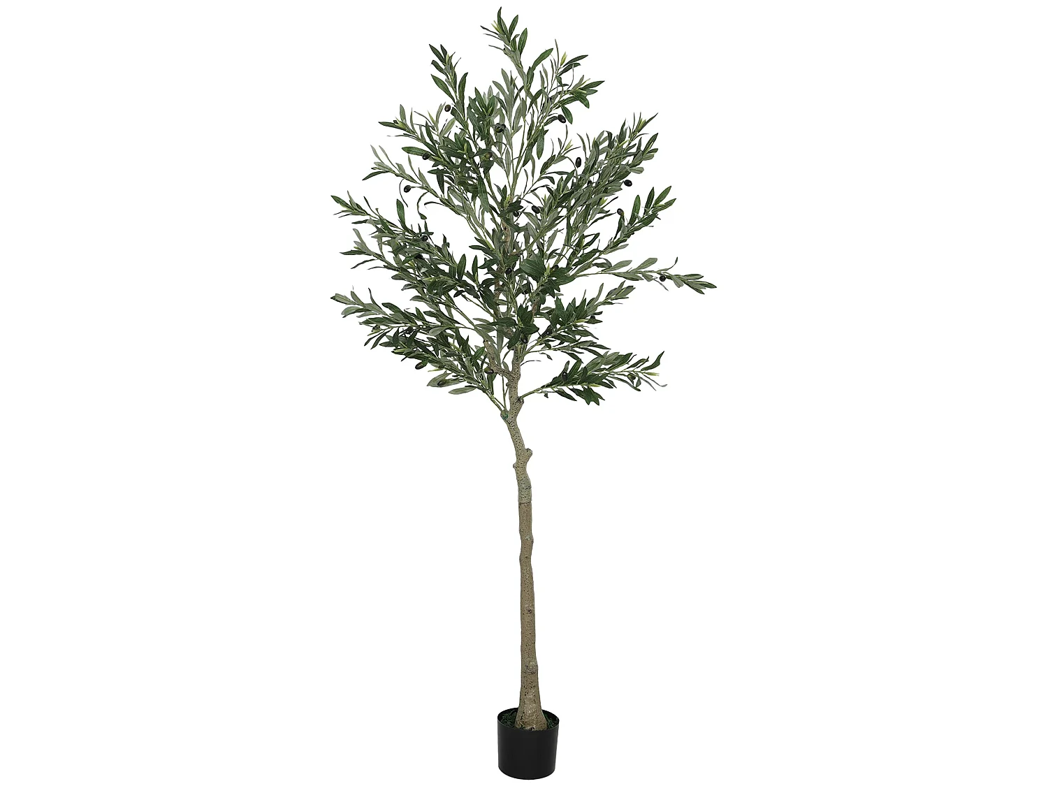180cm Artificial Olive Tree with Silk Leaf Finish