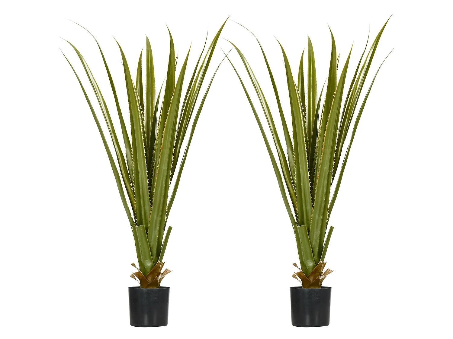 Robanne Set of 2 Artificial Agave Succulent Plants in Pots 90cm