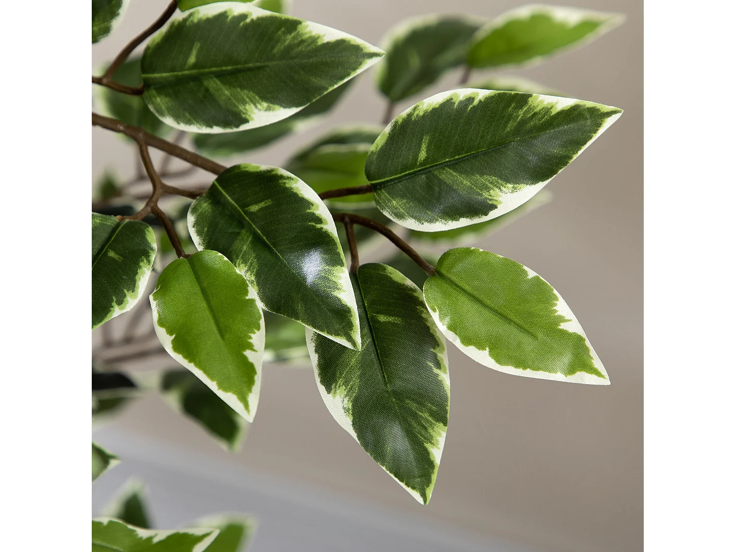 Diraco Set of 2 Artificial Ficus Trees for Indoor Decoration 130cm