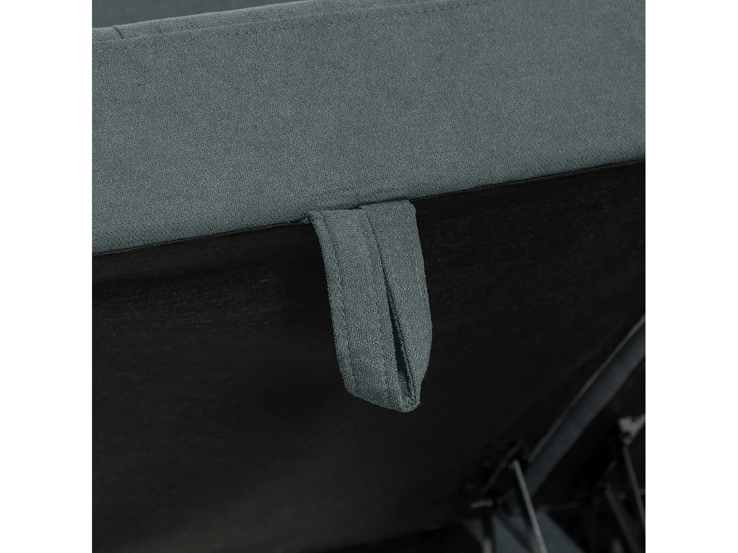 Vinole Rado Dark Grey Modular L Shaped Sofa with Built In Storage