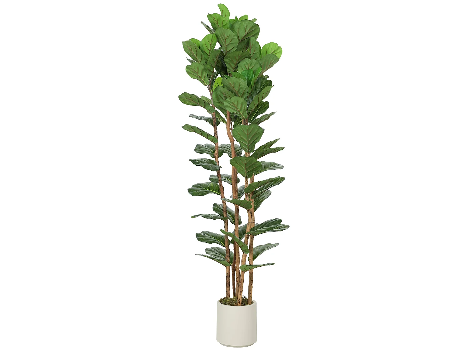 Racori Artificial Fiddle Leaf Fig Tree 180cm Full Canopy Green