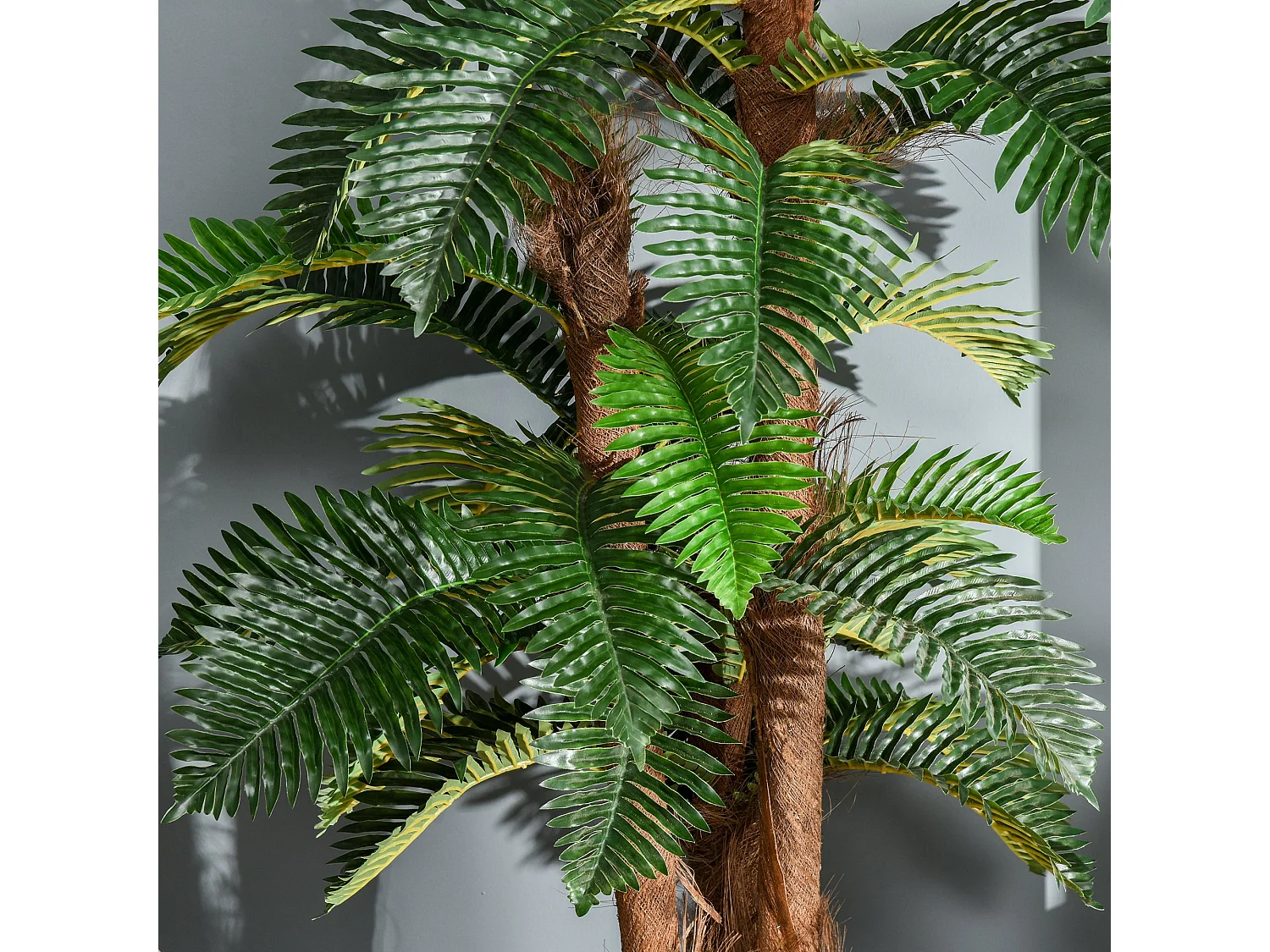 Nohane Roma Artificial Green Fern Plant 150cm Polypropylene Foliage Decorative Indoor Pot