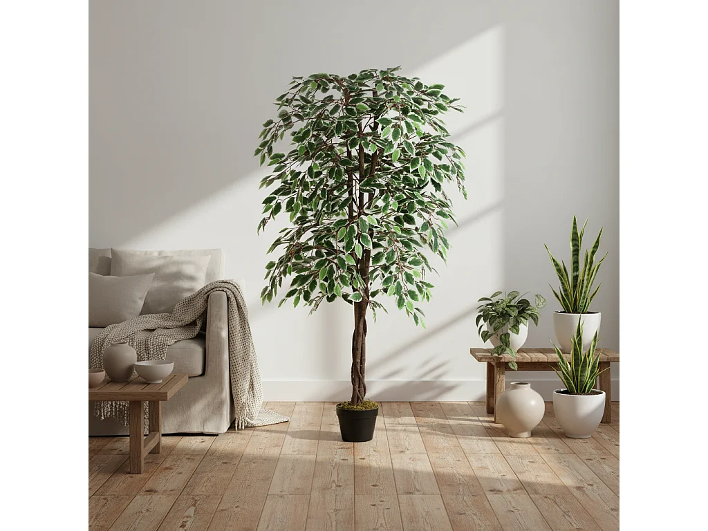 Keco Yona Artificial Ficus Indoor Plant in Decorative Pot 160cm