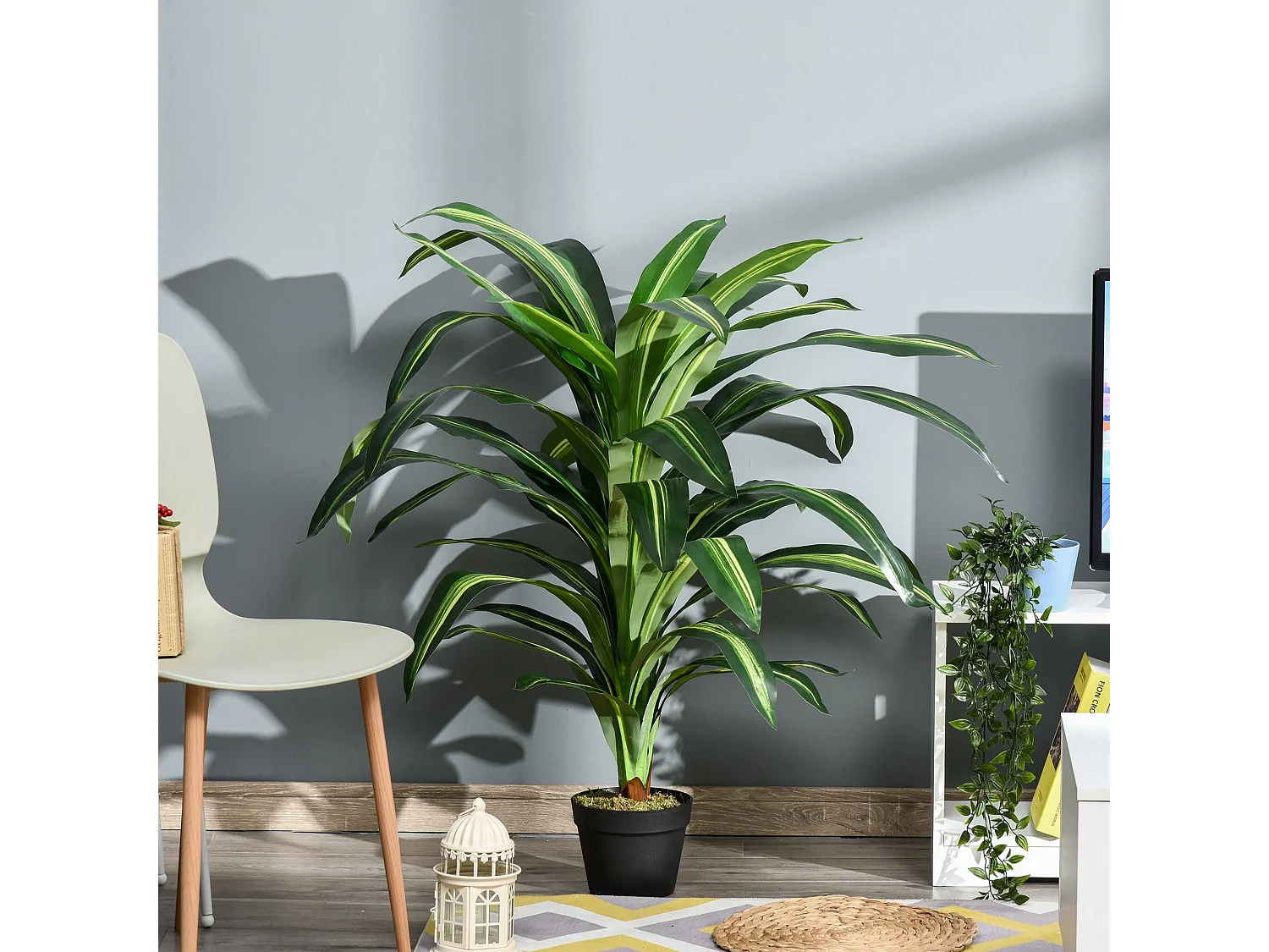 Pala Artificial Dracaena Indoor Plant 110cm in Decorative Pot