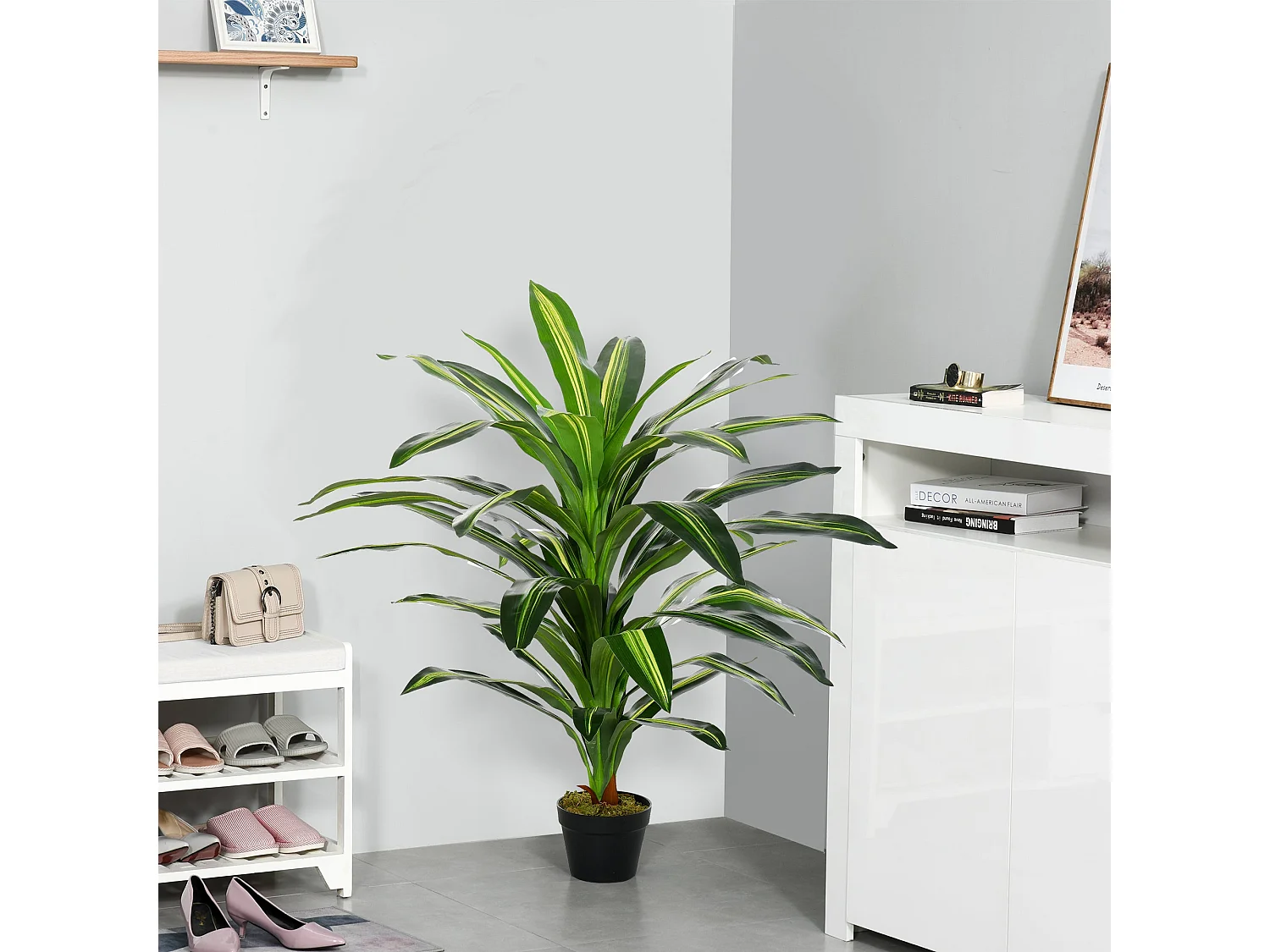 Pala Artificial Dracaena Indoor Plant 110cm in Decorative Pot