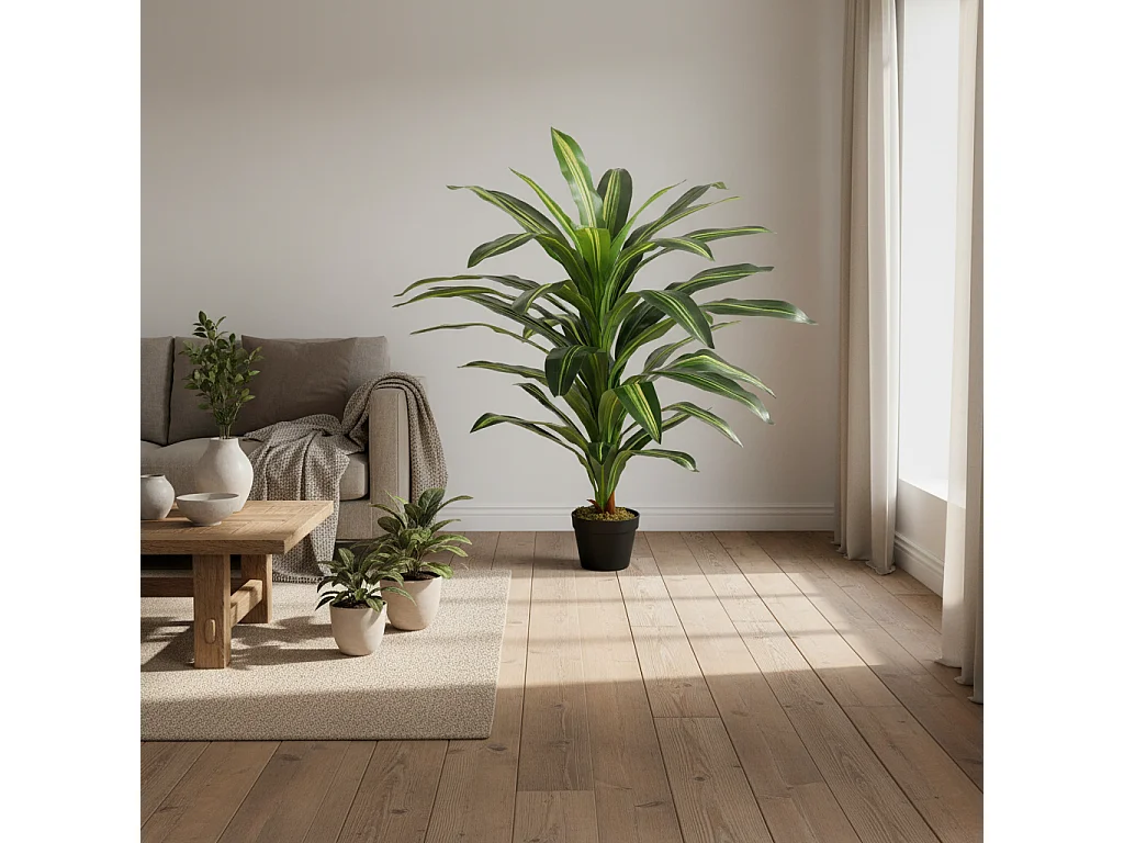 Pala Artificial Dracaena Indoor Plant 110cm in Decorative Pot