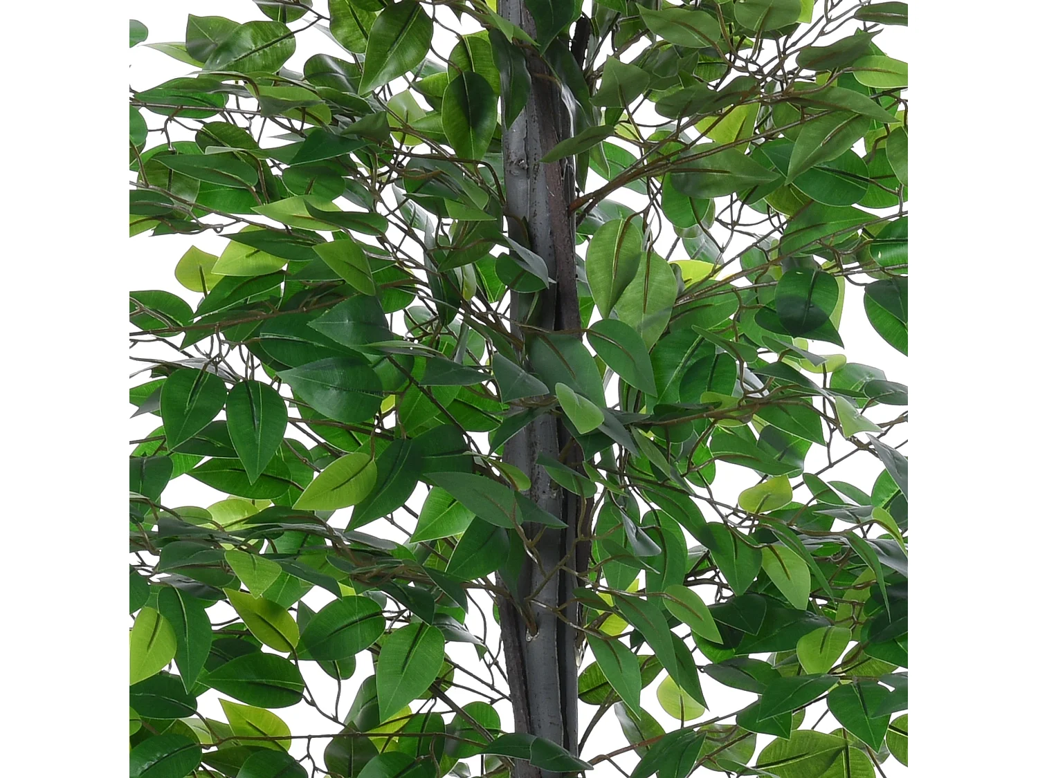 Nito Artificial Banyan Style Tree 145cm Purple and White Flowers Decorative Pot