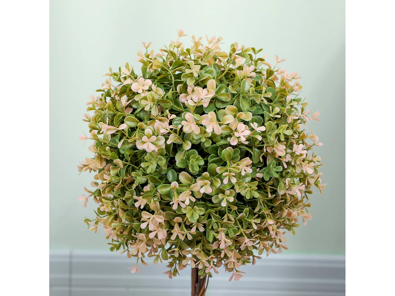 Lovea Set of 2 Artificial Murraya Flower Plants in Pots 60cm Cream White