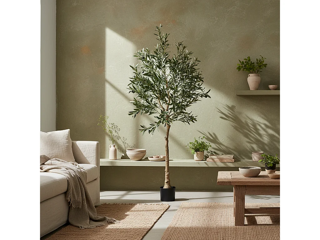 Toradi Artificial Olive Style Tree 150cm Silk Leaf Finish