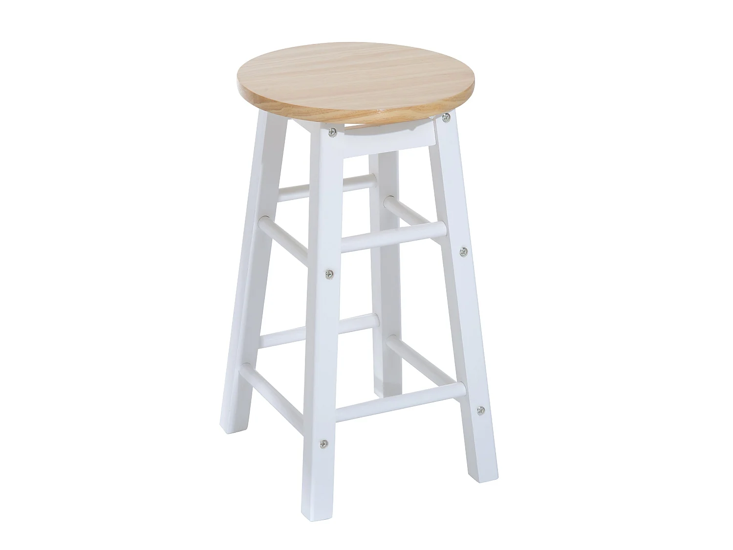 Rasola White Drop Leaf Mobile Dining Table with 2 Stools Drawers Shelf and Wheels