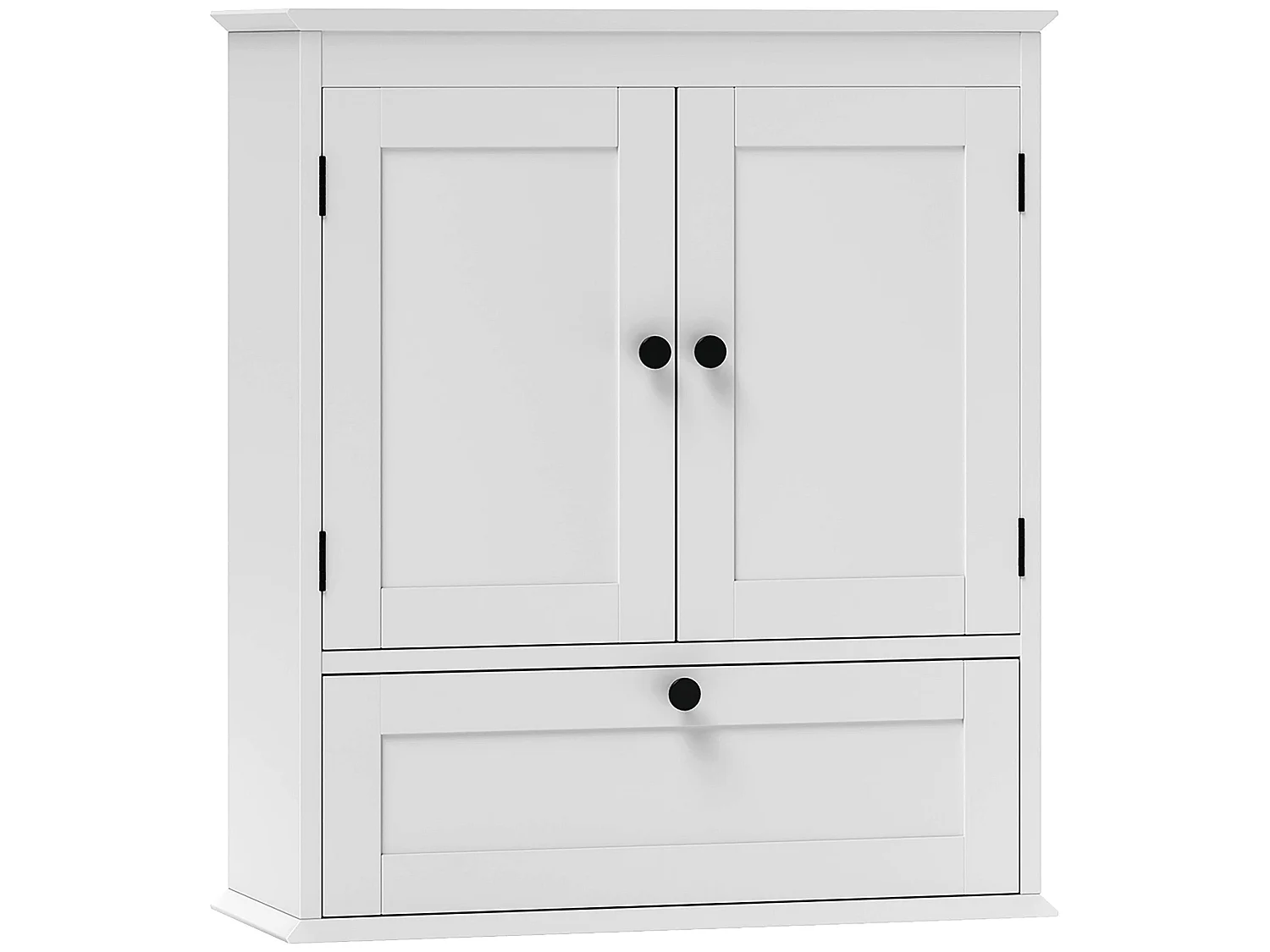 Nelavi Wall Mounted Bathroom Cabinet 55x22x62cm White