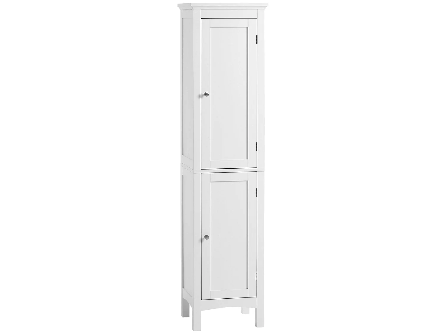 Barila 160cm Slim Tall Bathroom Storage Cabinet White