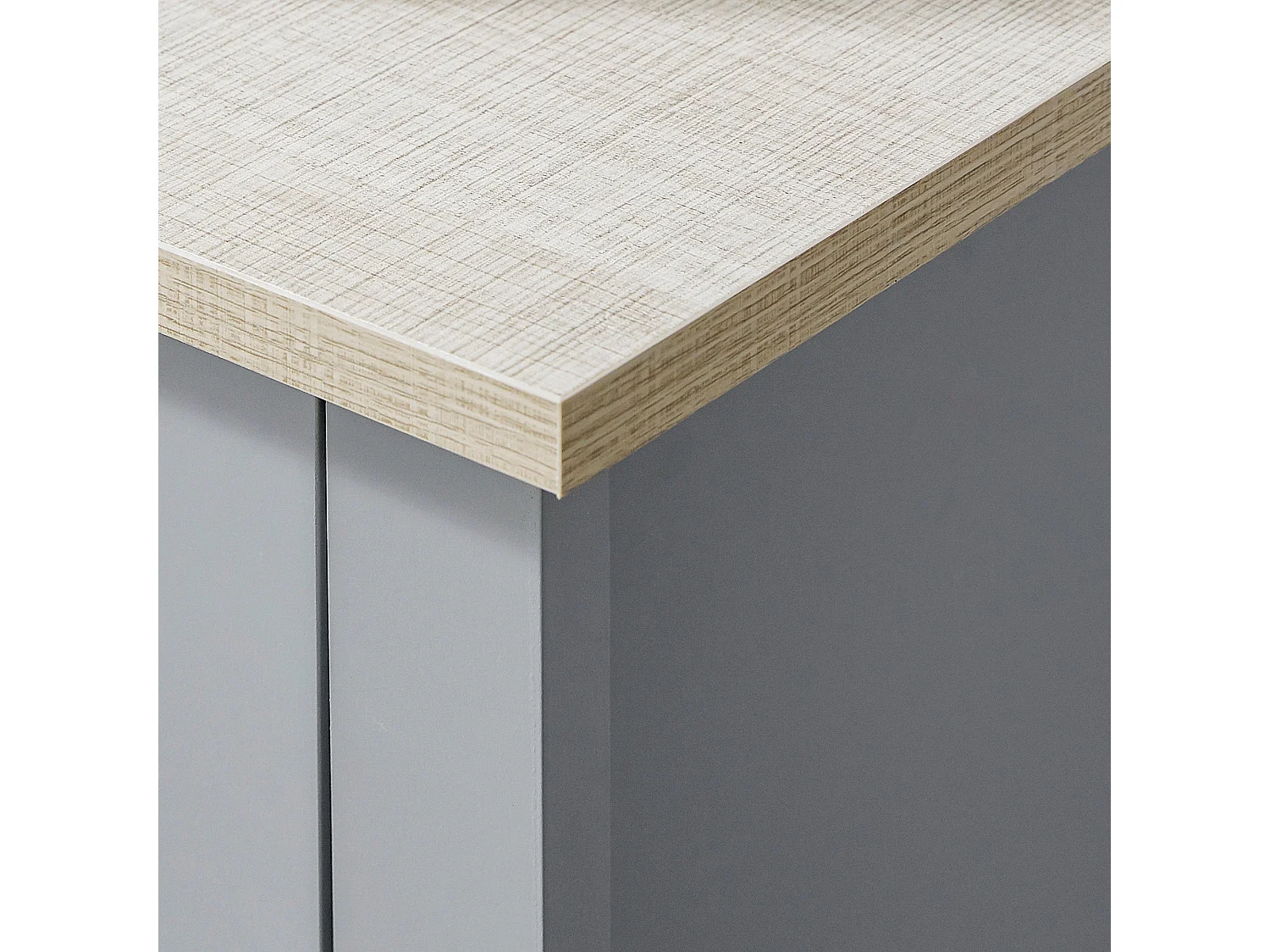 Rola Grey Under Sink Vanity Cabinet with Adjustable Internal Shelf