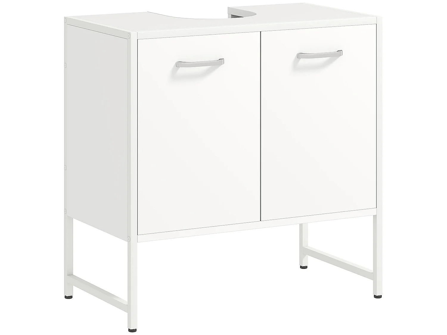Lilo Fifi Under Sink Vanity Cabinet for Pedestal Basin White Soft Close Doors