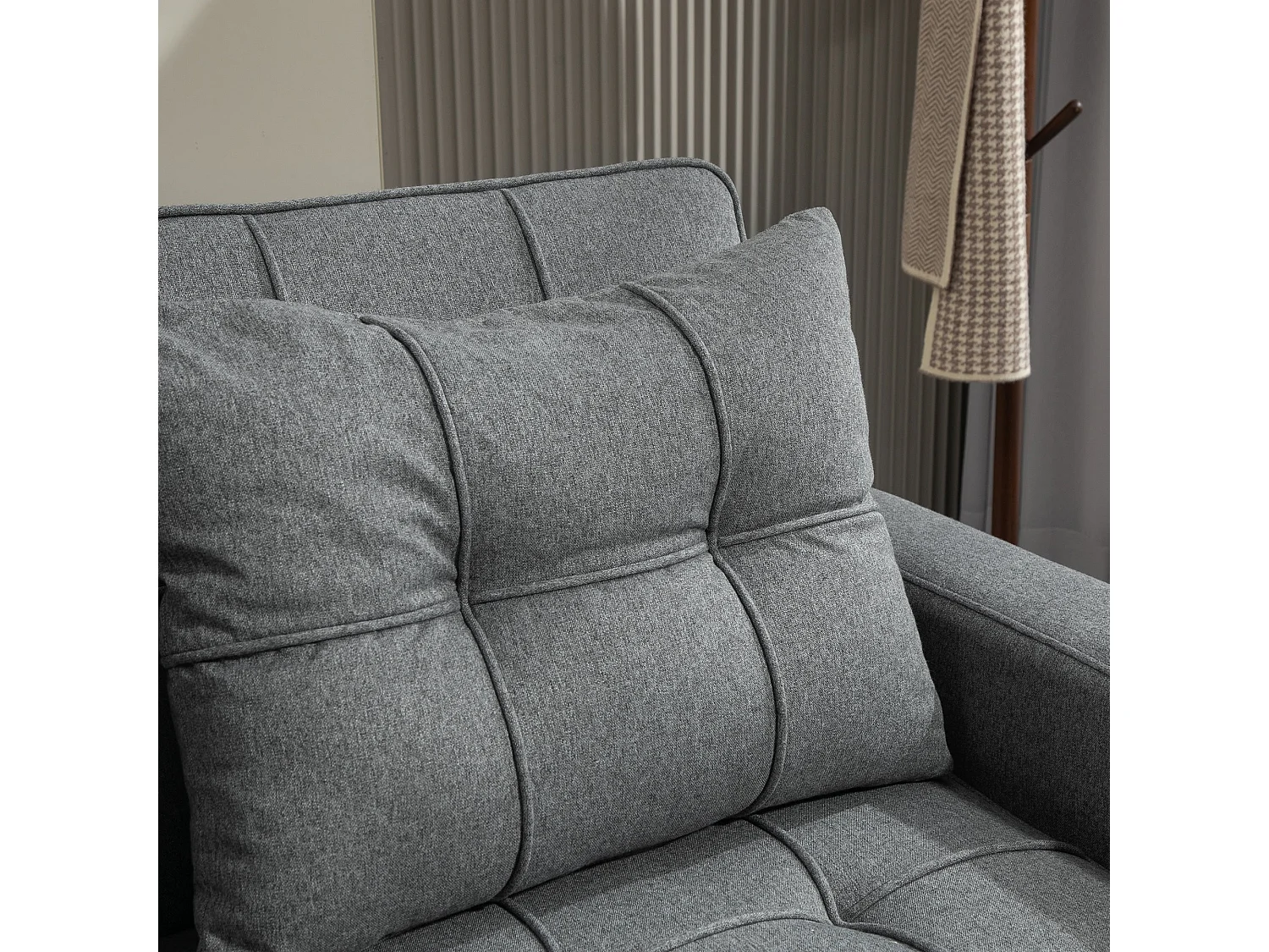 Rireel Diha Dark Grey 2 Seater Pull Out Sofa Bed