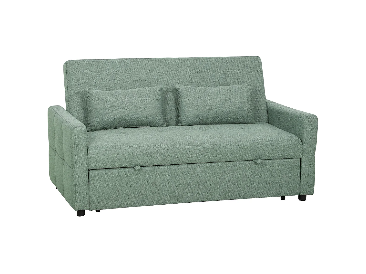 Nenase Mint Green 3 Way Convertible 2 Seater Sofa Bed