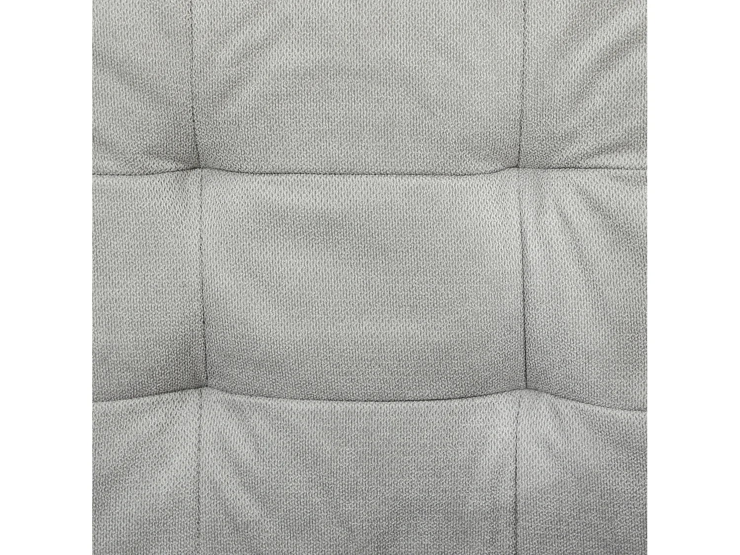 Pamo Compact 2 Seater Sofa Light Grey Fabric with Hidden Under Seat Storage and Tufted Cushions