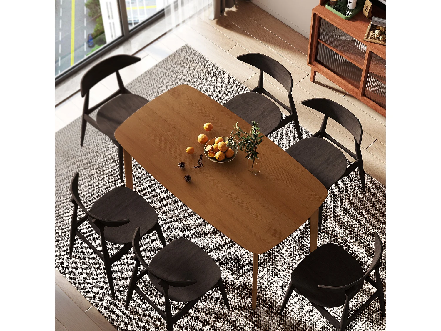 Graspette Solid Pine Rectangular Dining Table 150 x 80cm