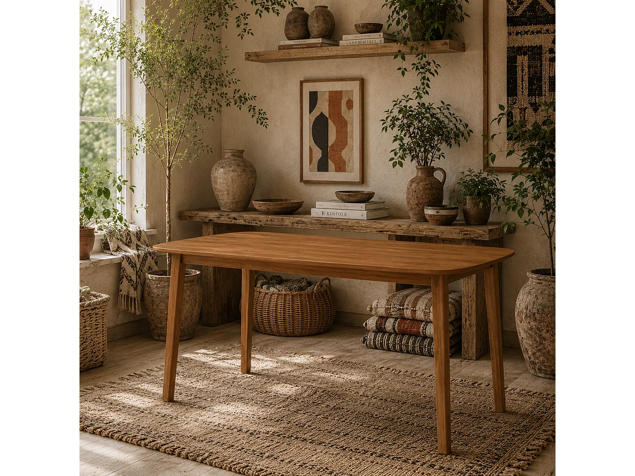 Graspette Solid Pine Rectangular Dining Table 150 x 80cm