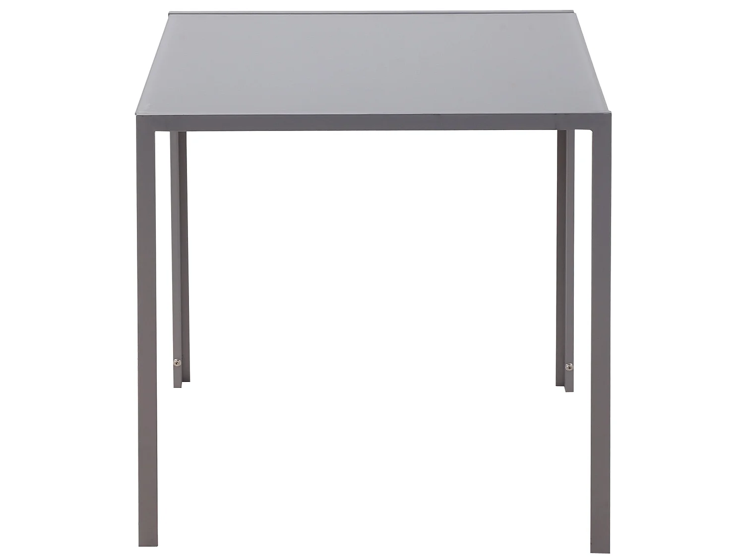 Conona Grey Square Glass Dining Table 75cm Seats 2 to 4