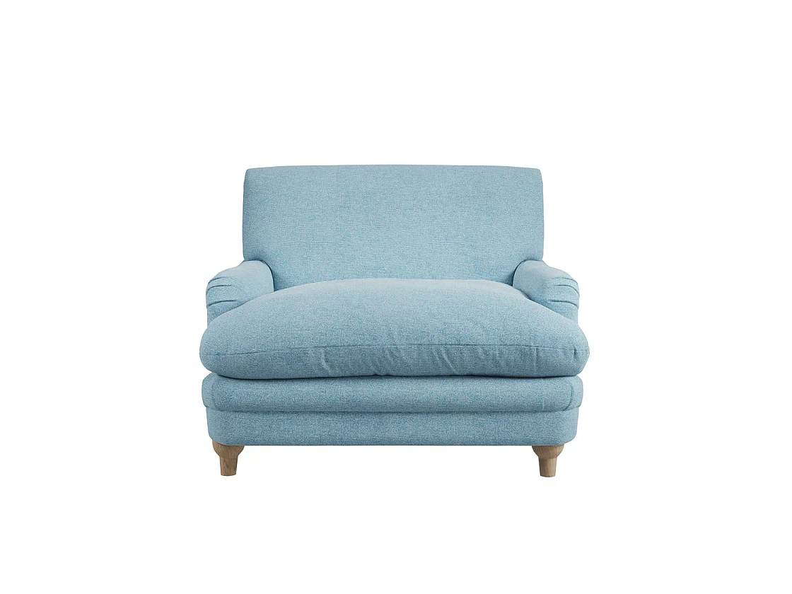 Bambola Retro Duck Egg Chenille Cushioned Armchair