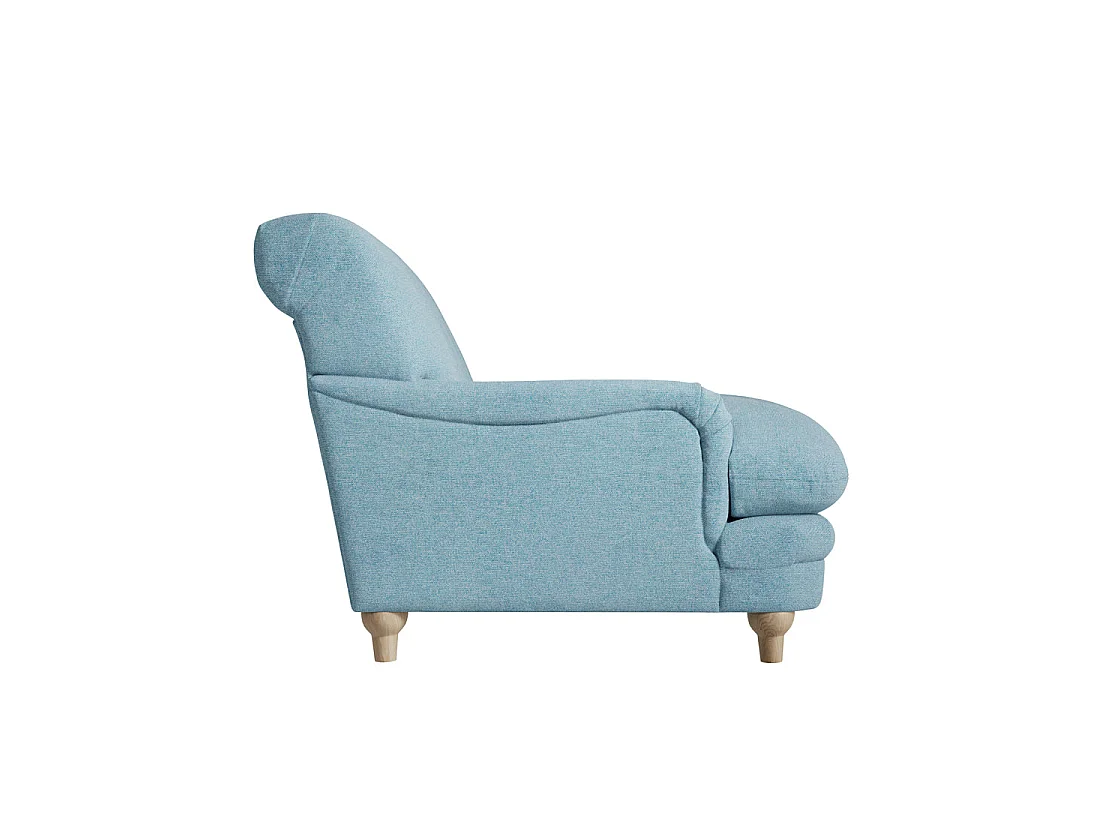 Bambola Retro Duck Egg Chenille Cushioned Armchair
