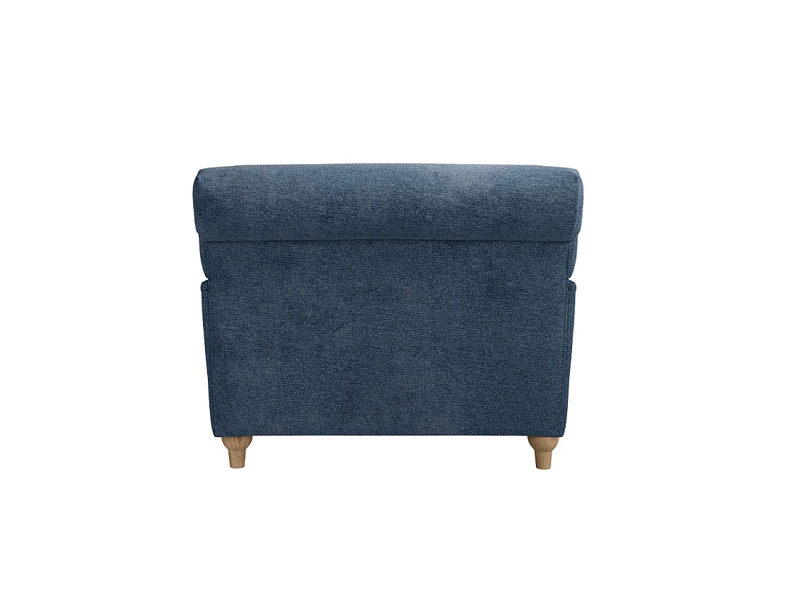 Bambola Retro Denim Blue Chenille Armchair