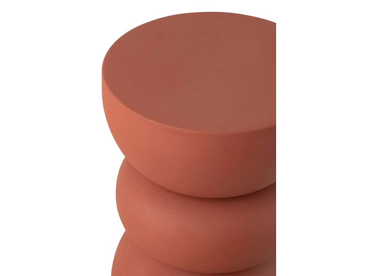 Table d'Appoint en Métal "Lise" 43cm Rouille