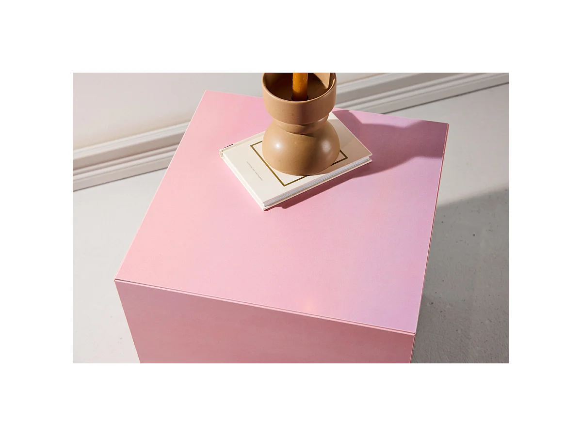 Table d'Appoint Design "York" 45cm Rose