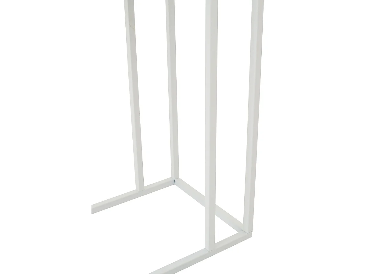 Table d'Appoint à Carreaux "Spia" 60cm Bleu & Blanc