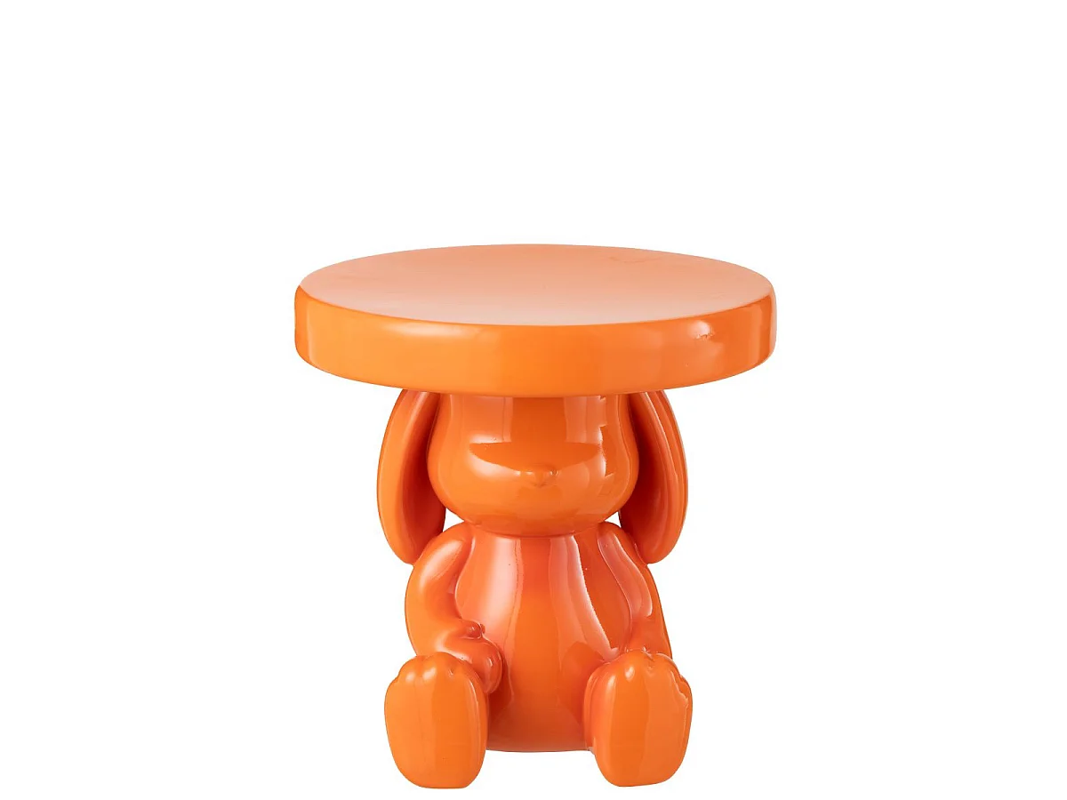 Table d'Appoint Design "Claudette" 35cm Orange