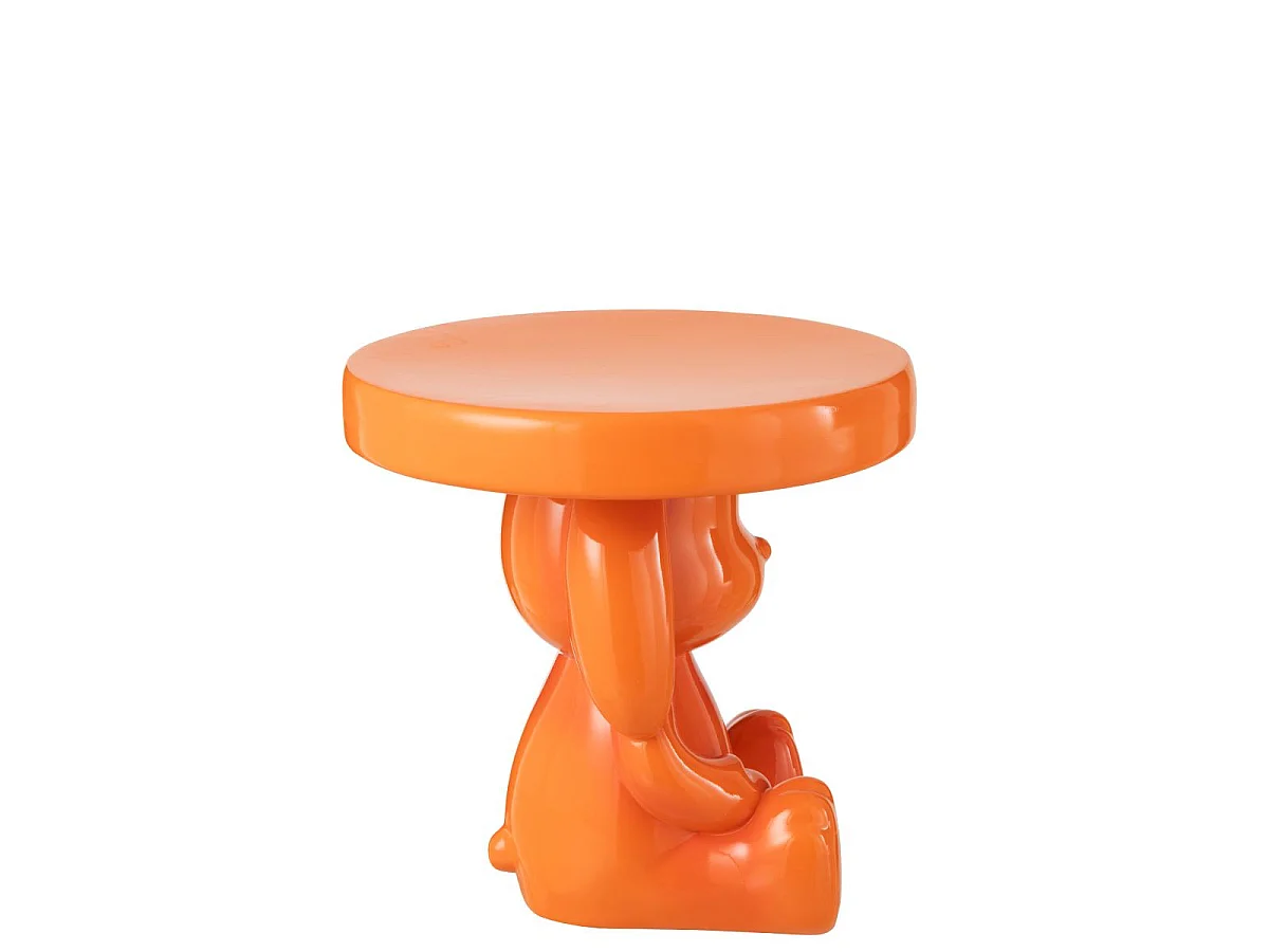 Table d'Appoint Design "Claudette" 35cm Orange