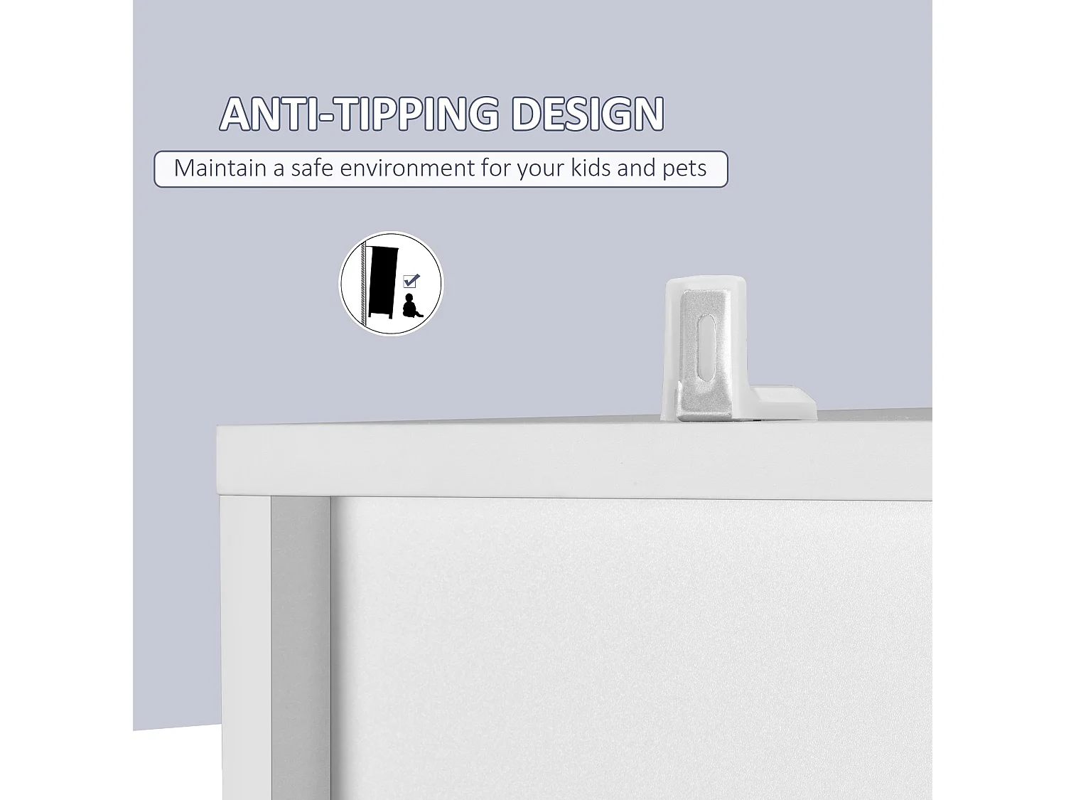 Marila 170cm Narrow Tall Bathroom Cabinet White Mirrored Door Adjustable Shelves Double Cupboards