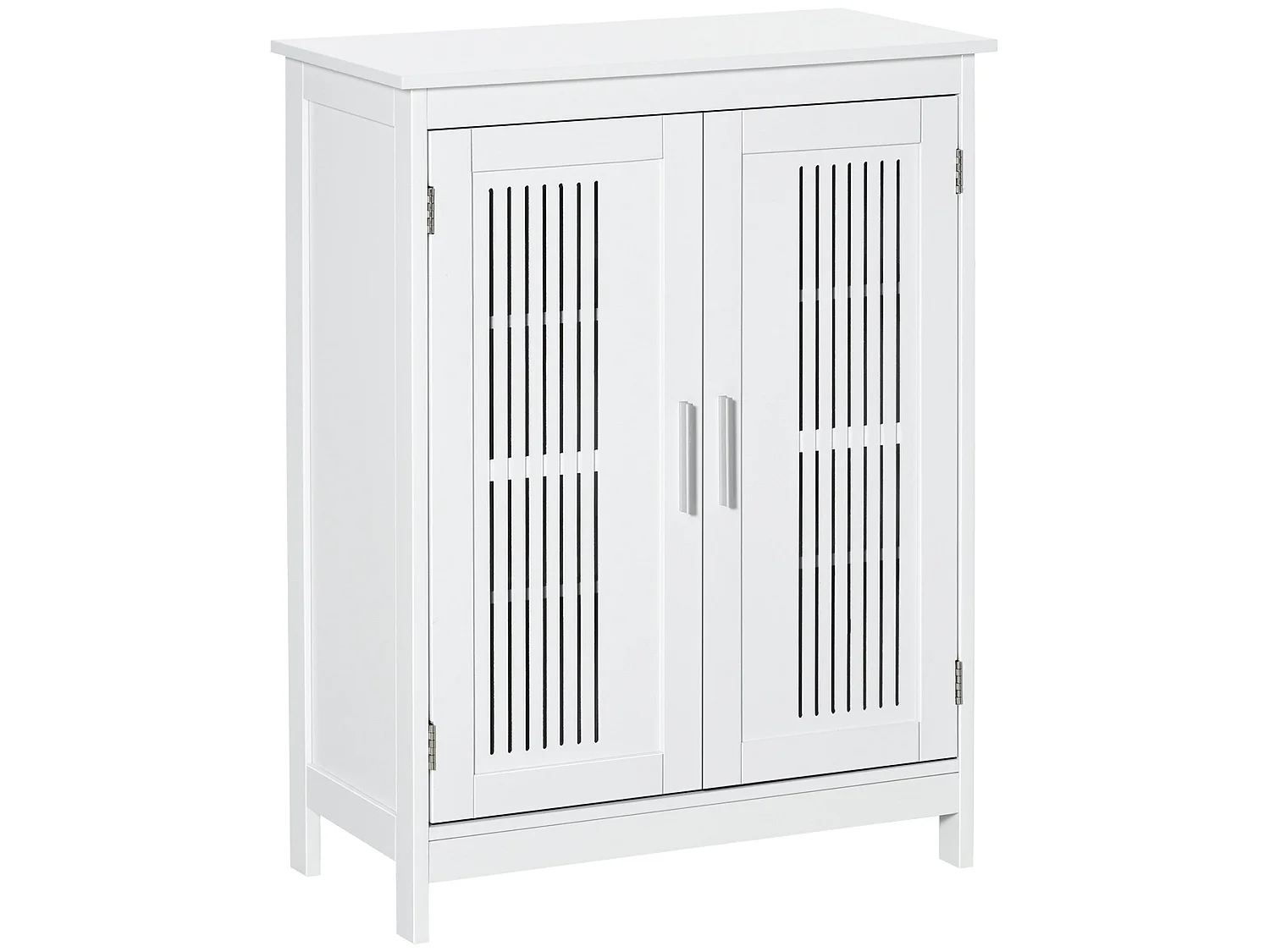 Lumatte Modern White Bathroom Floor Storage Cabinet 60x80x30cm