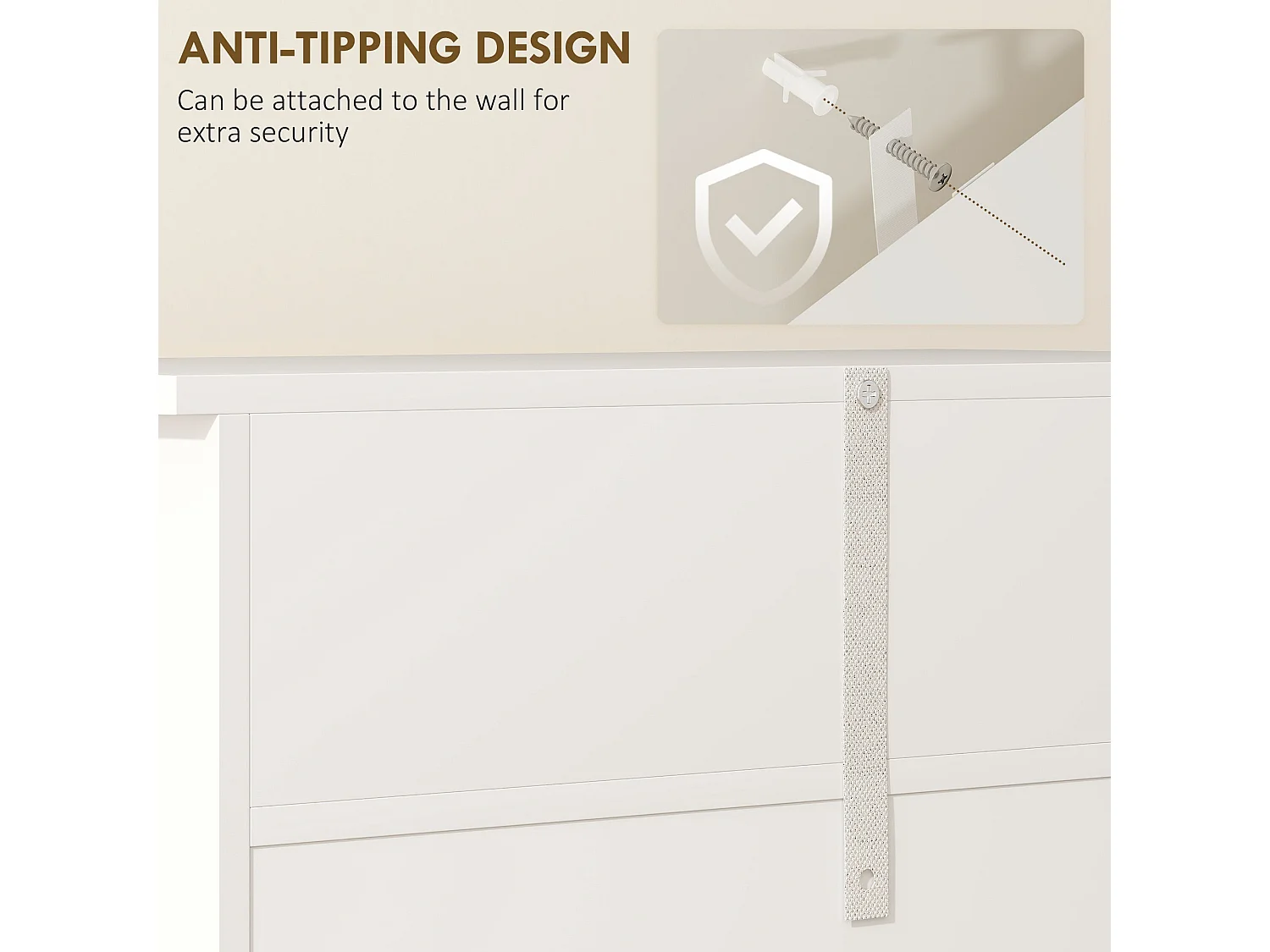 Zilu Freestanding Bathroom Cabinet Traditional White 75x60x30cm