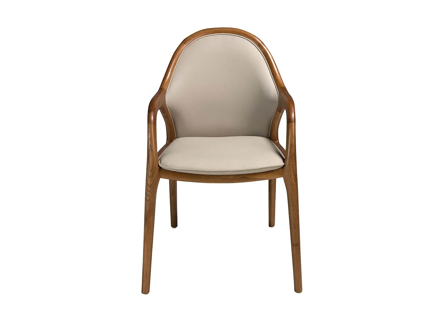 Sedia in similpelle color sabbia 4255 ANGEL CERDA