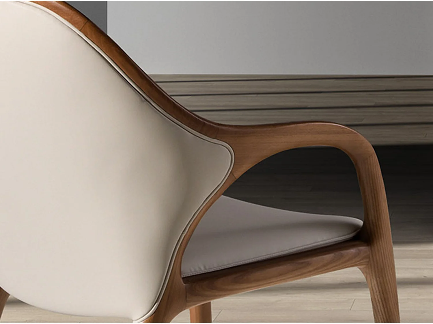 Sedia in similpelle color sabbia 4255 ANGEL CERDA