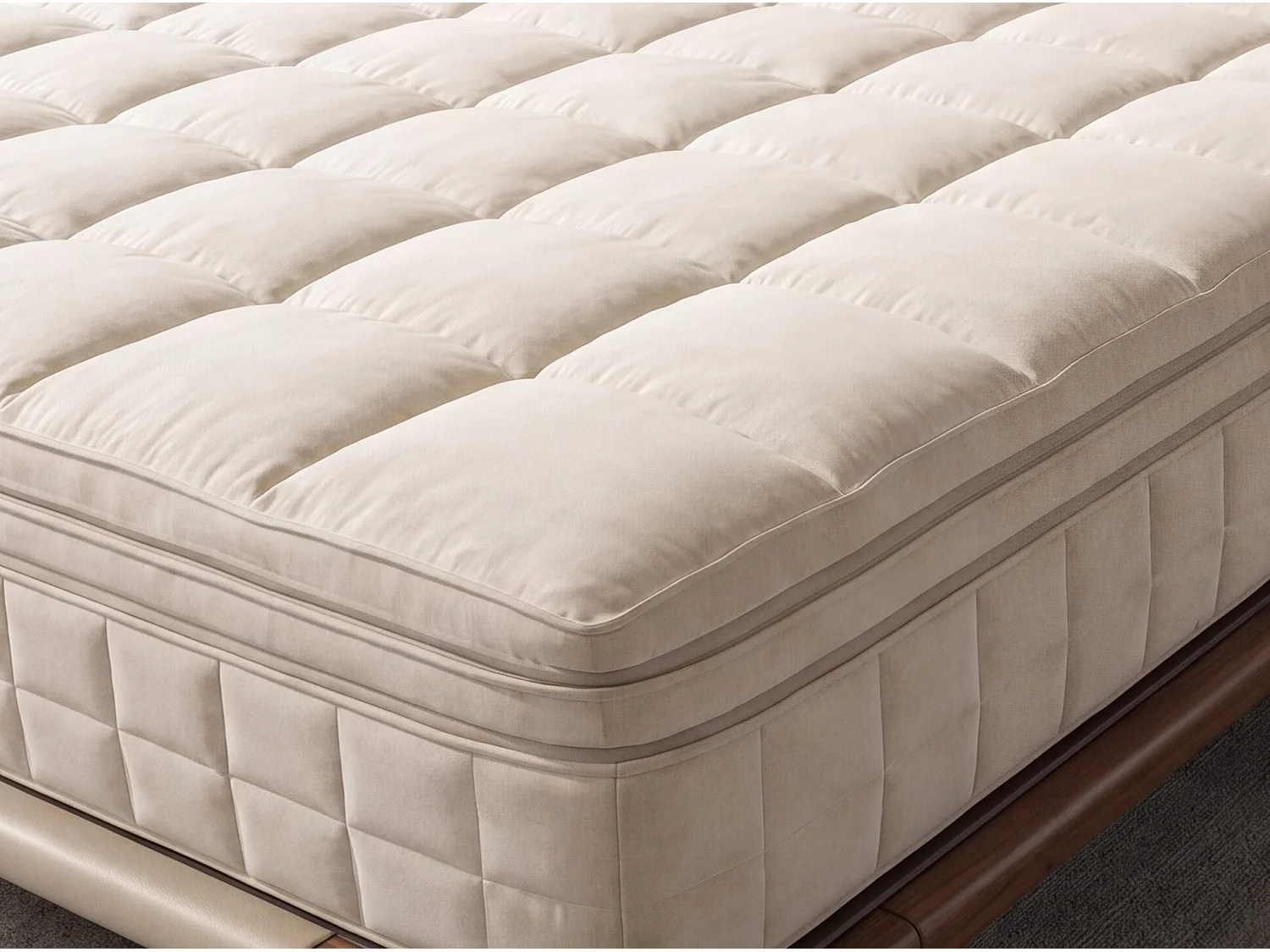Matelas hybride en latex naturel avec mini ressorts ensachés Cooltex 180x200 7243 ANGEL CERDA