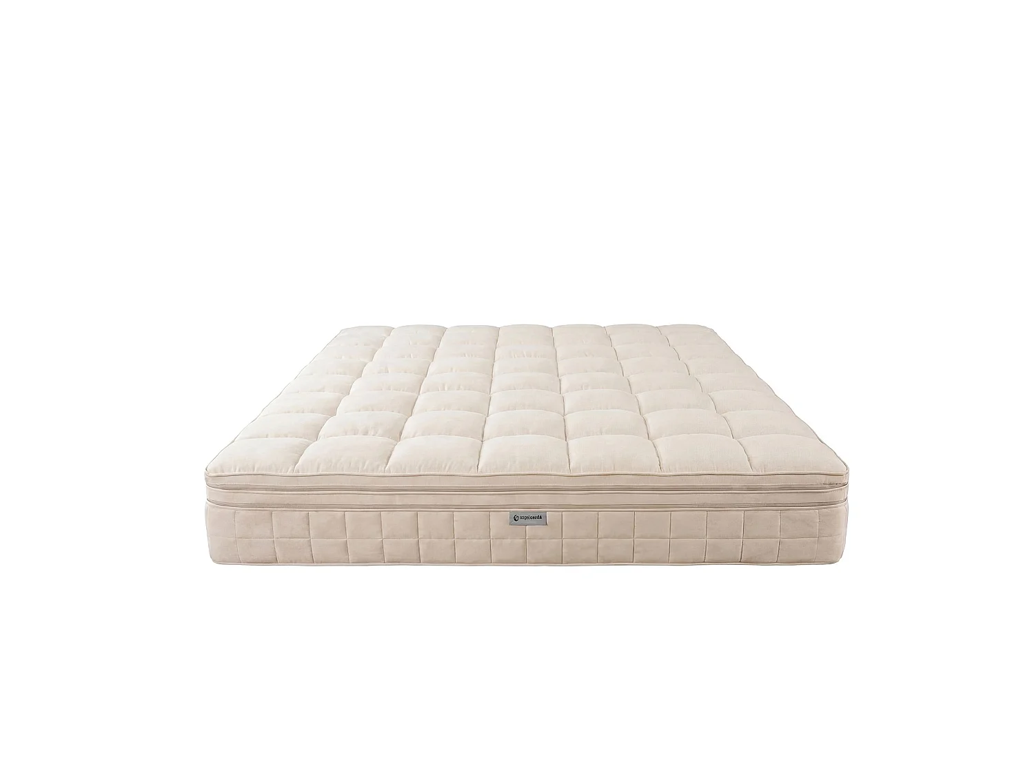 Matelas hybride en latex naturel avec mini ressorts ensachés Cooltex 180x200 7243 ANGEL CERDA