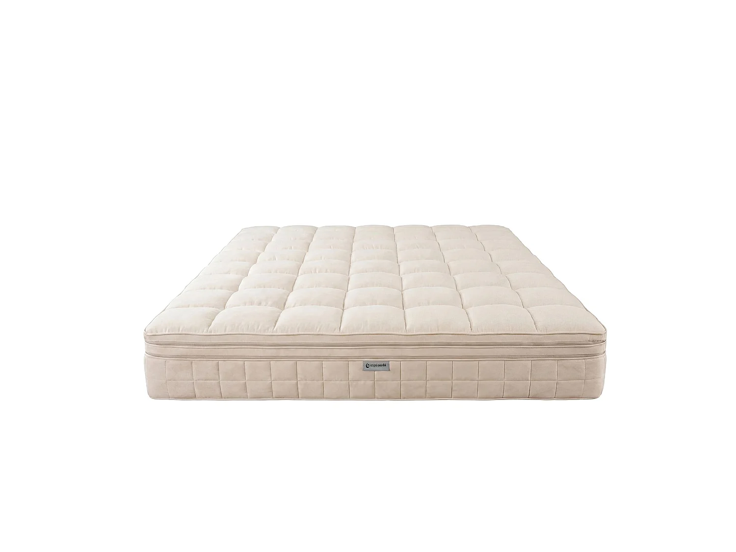 Matelas hybride en latex naturel avec mini ressorts ensachés Cooltex 160x200 7244 ANGEL CERDA