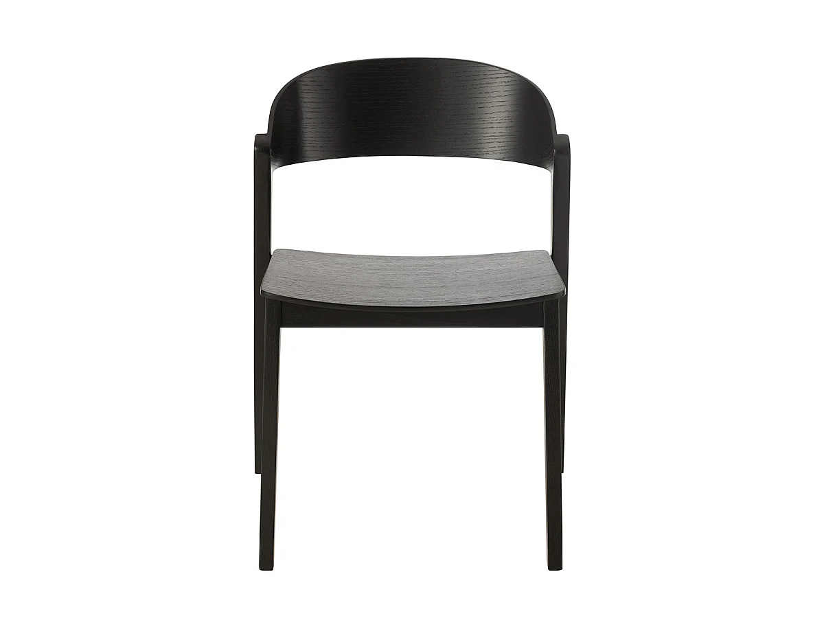 Chaise en Bois "Laga" 75cm Noir