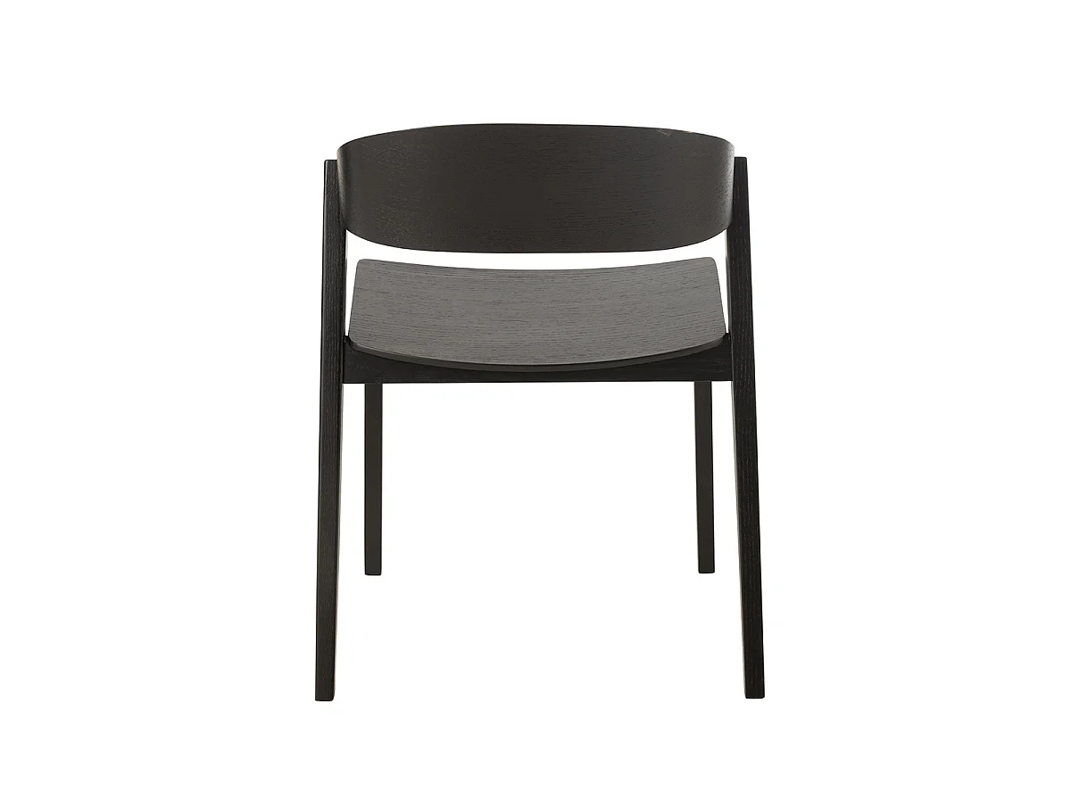 Chaise en Bois "Laga" 75cm Noir