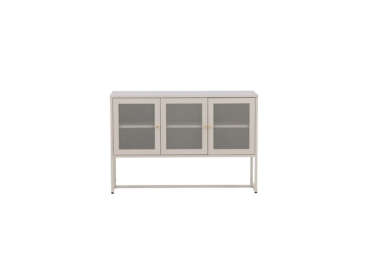 Malla Sideboard 3 Türen, 1 Regal beige.