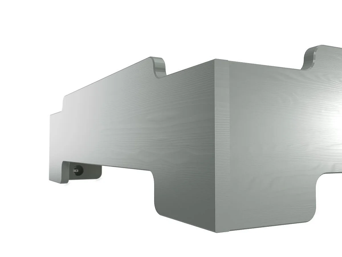 Lit Empilable 80x200 - 1 place en Bois Massif, Gris