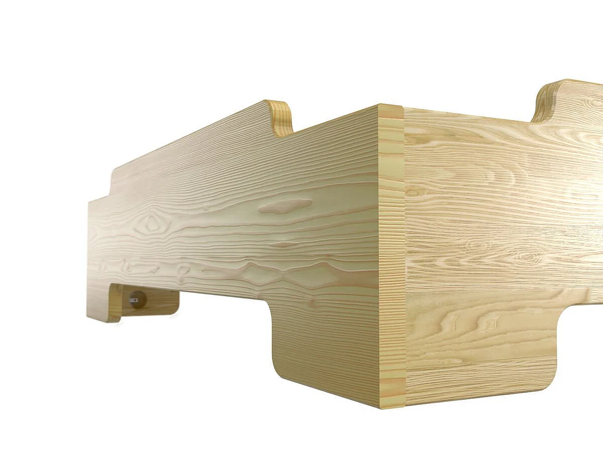 Lit Empilable 80x200 - 1 place en Bois Massif, Miel